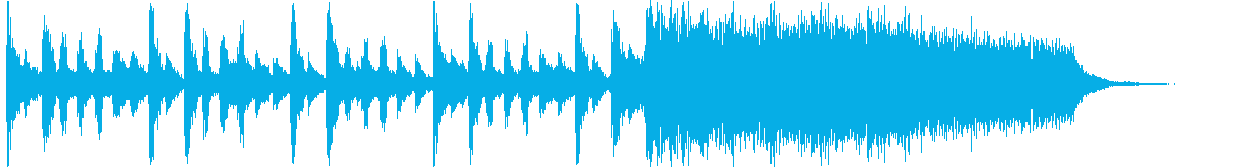 A short song with a suspicious atmosphere's reproduced waveform