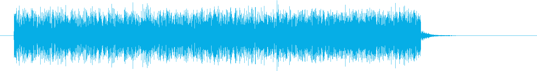 A light, near-future techno pop jingle's reproduced waveform