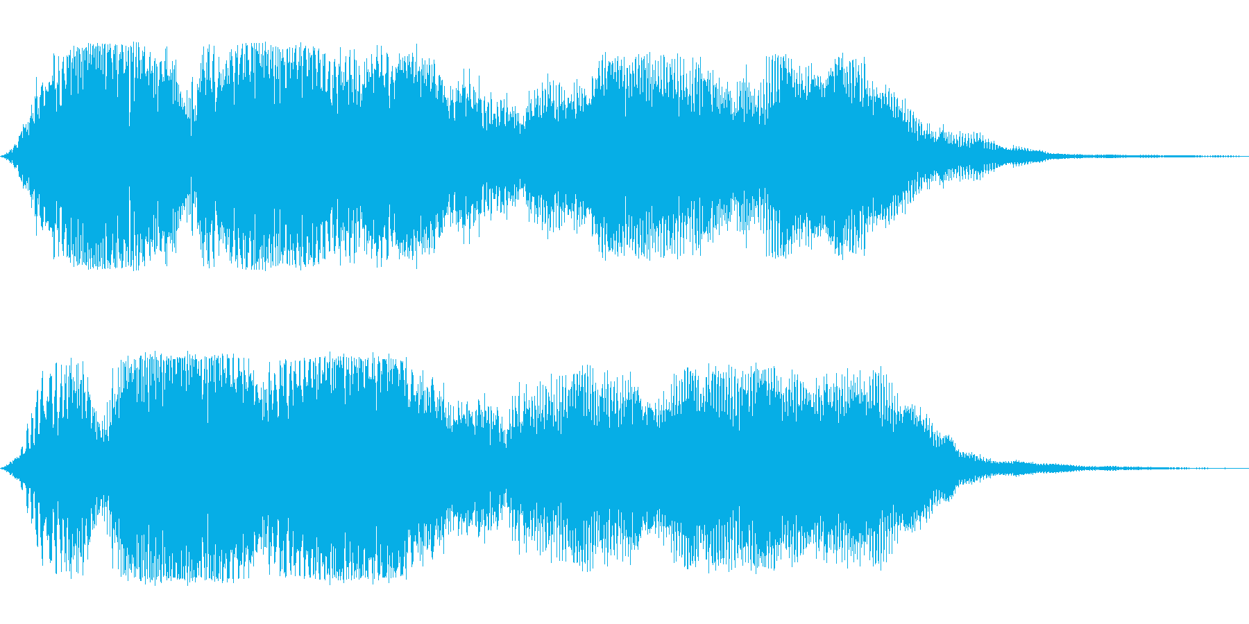 オープニング(ゆったり)の再生済みの波形