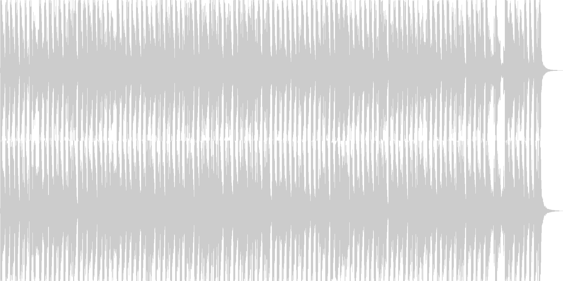 子供向けのわんぱくなマーチBGMの未再生の波形