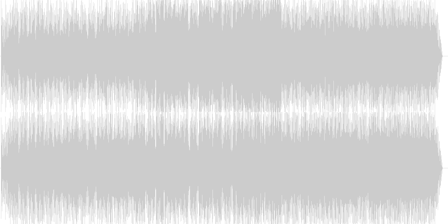 曲ができた時点で、サーフィングのイメ…の未再生の波形