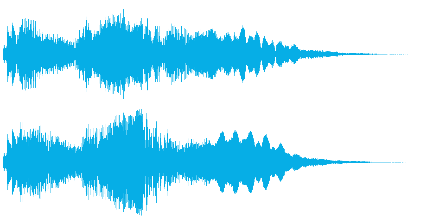 短めのシーンを演出する音です。の再生済みの波形
