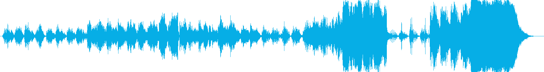 日本の凛とした情景を描いた尺八独奏曲の再生済みの波形