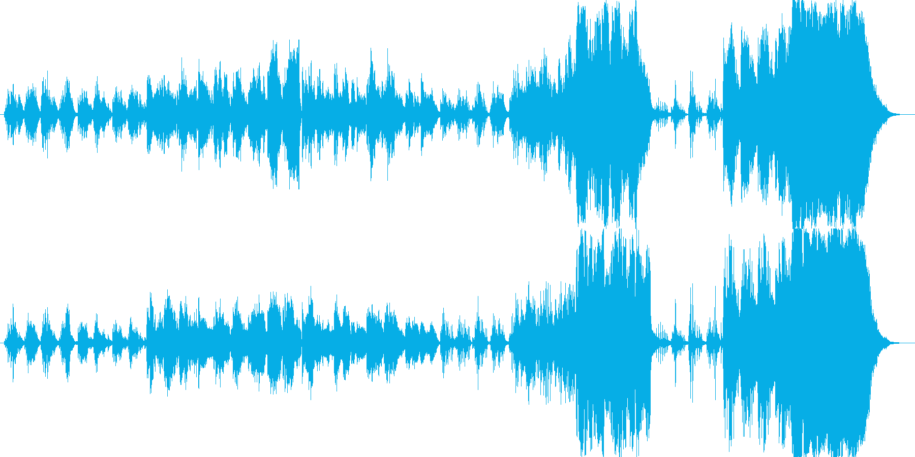 日本の凛とした情景を描いた尺八独奏曲の再生済みの波形