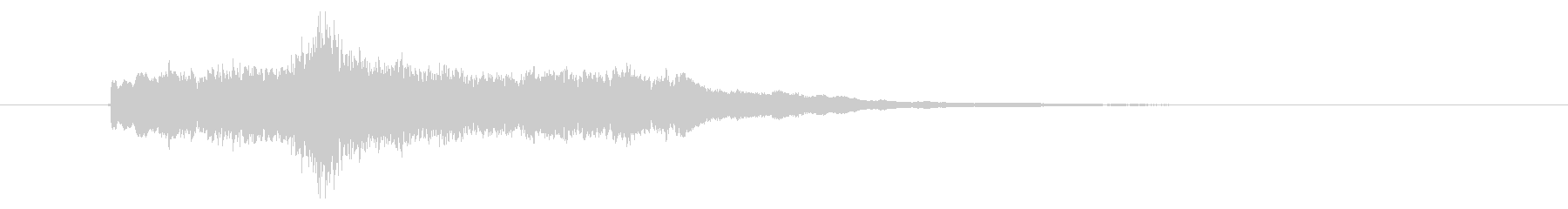 ゆったりと落ち着いたリラクゼーション音楽の未再生の波形