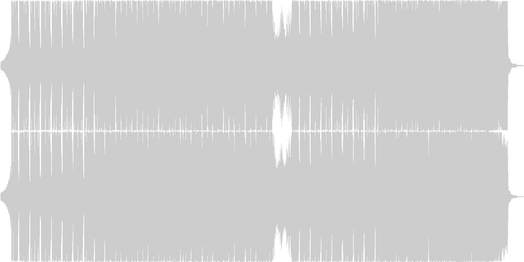 何にでも使いやすい明るいおしゃれなBGMの未再生の波形