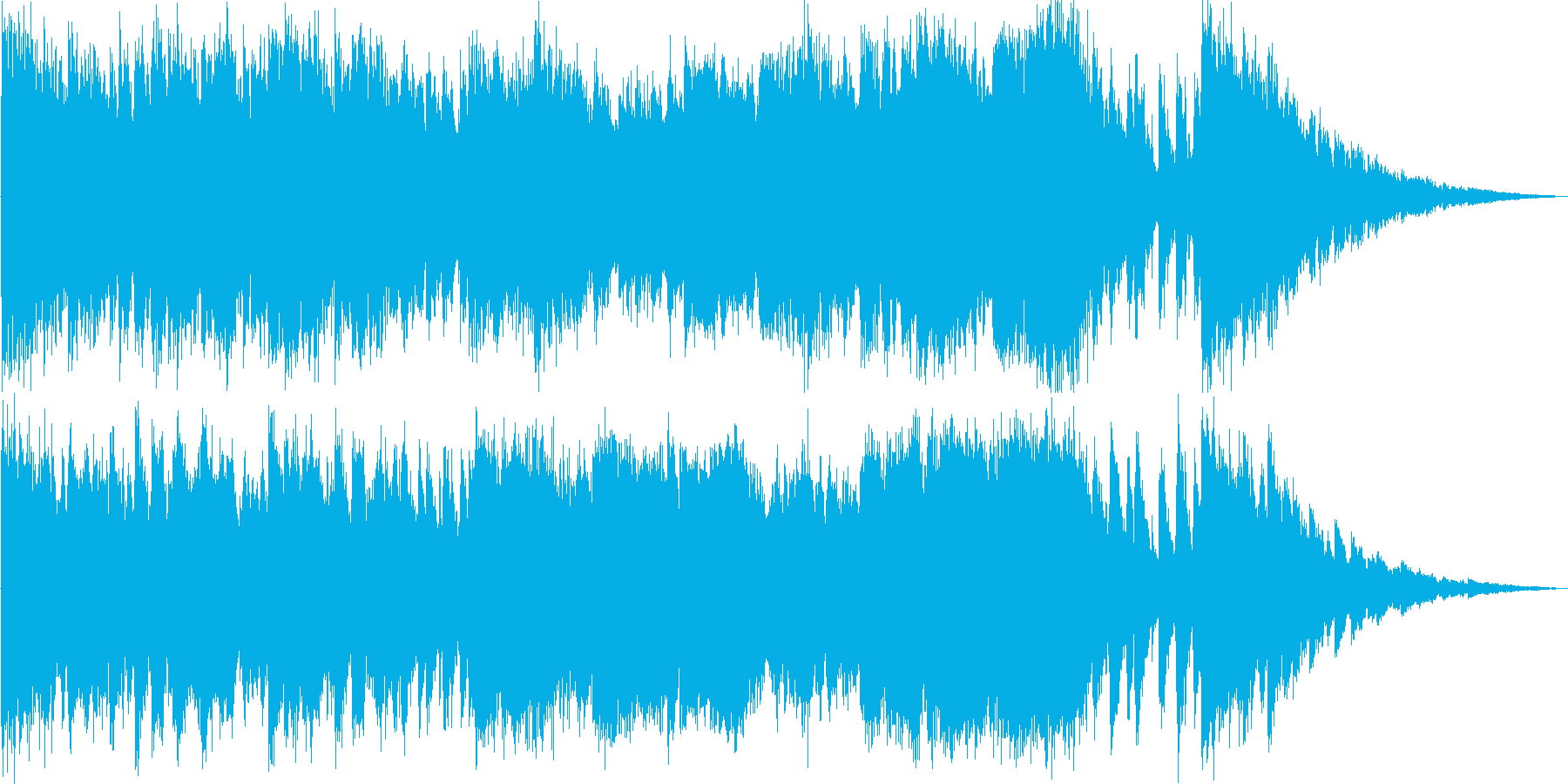 元気な行進曲の再生済みの波形