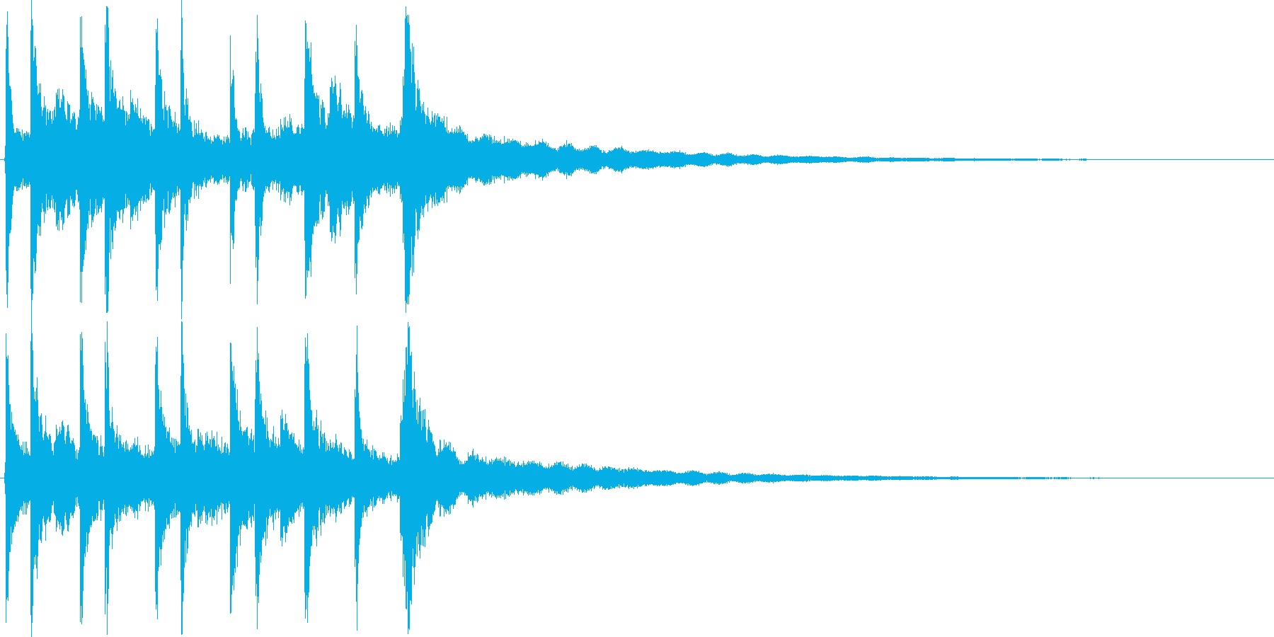 短めのシーンを演出する音です。の再生済みの波形