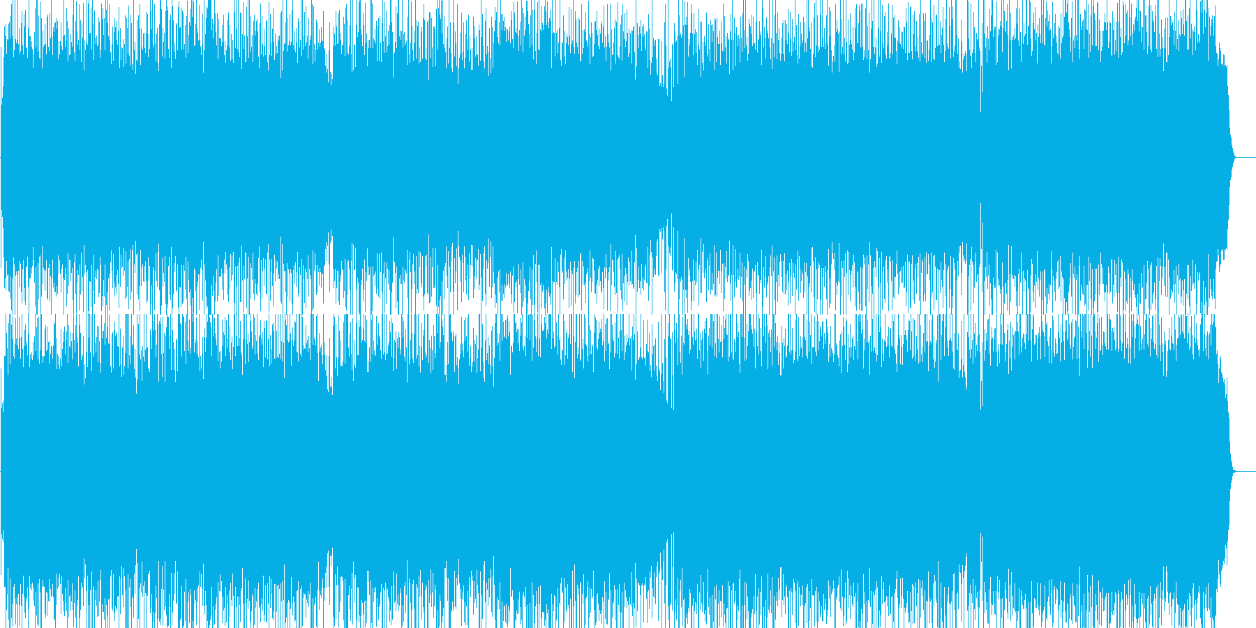 爽やかで前向きなロックポップの再生済みの波形