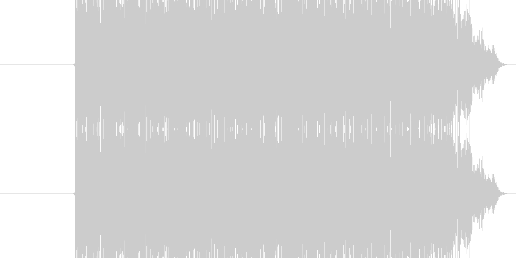 ジリリリン(電話のベルの鳴る音)の未再生の波形
