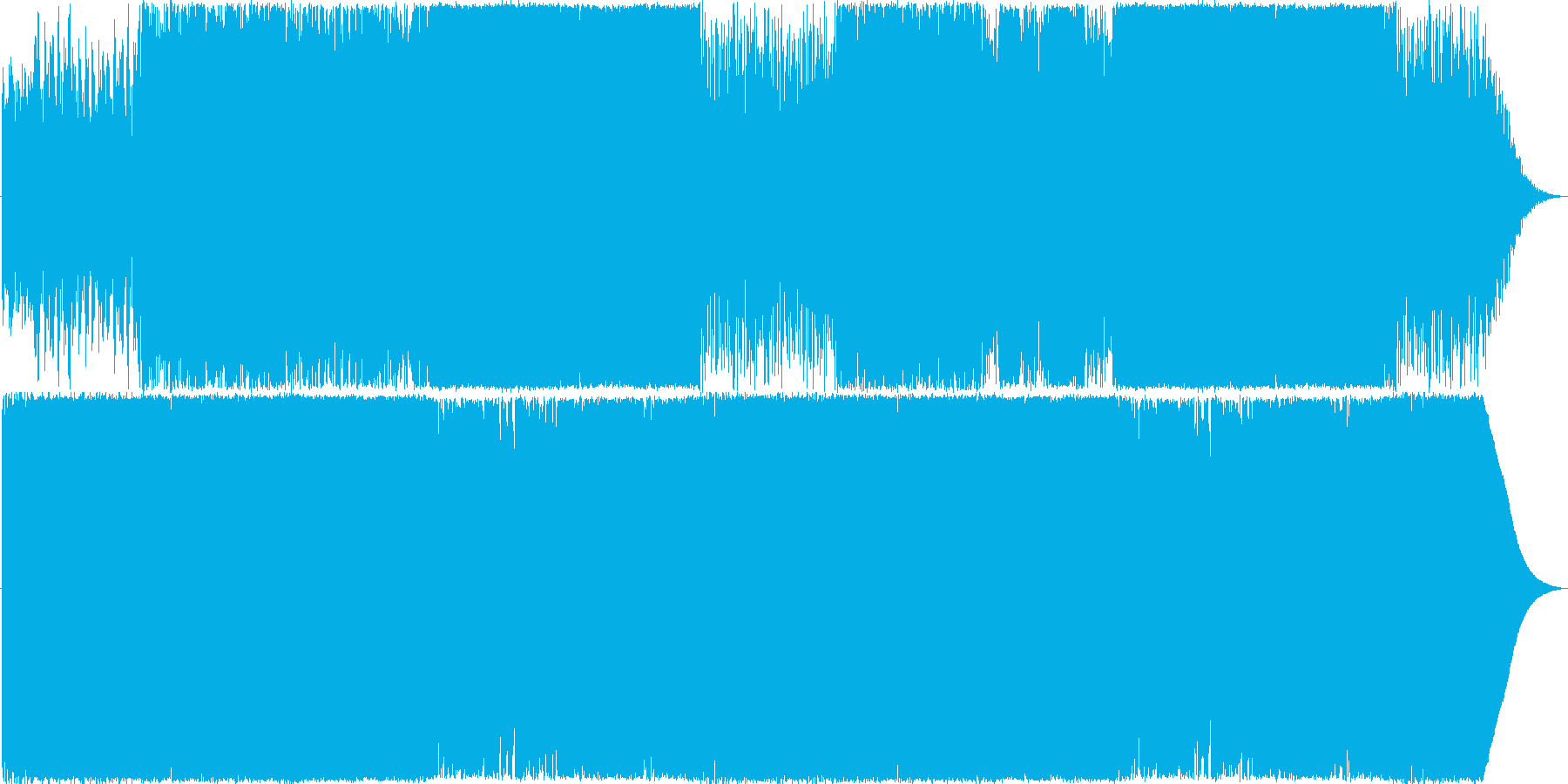 かっこいい戦闘曲の再生済みの波形