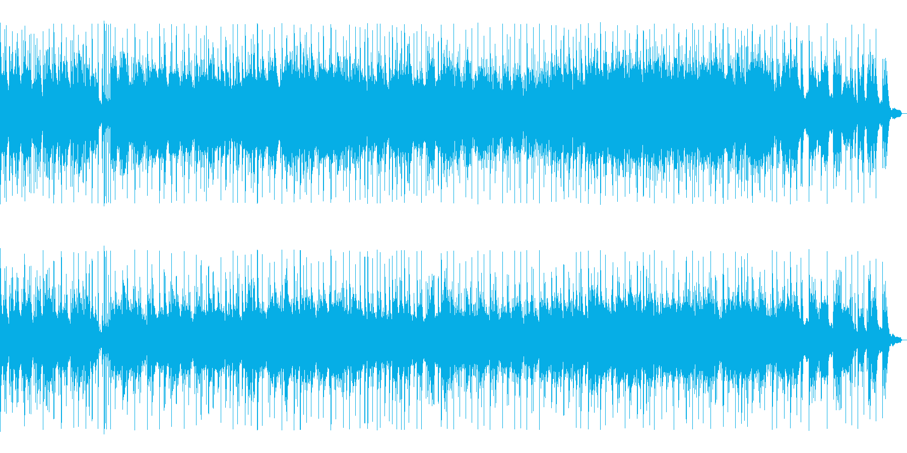 BGM016-01 ピアノとギターの落…の再生済みの波形