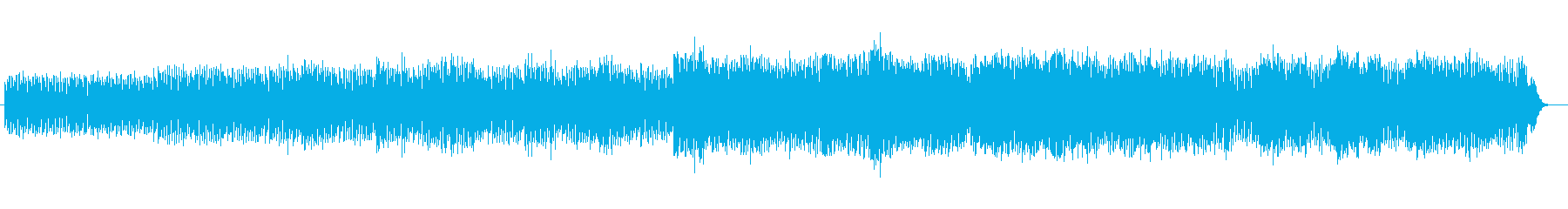 神秘的で洞窟・森などをイメージする曲の再生済みの波形