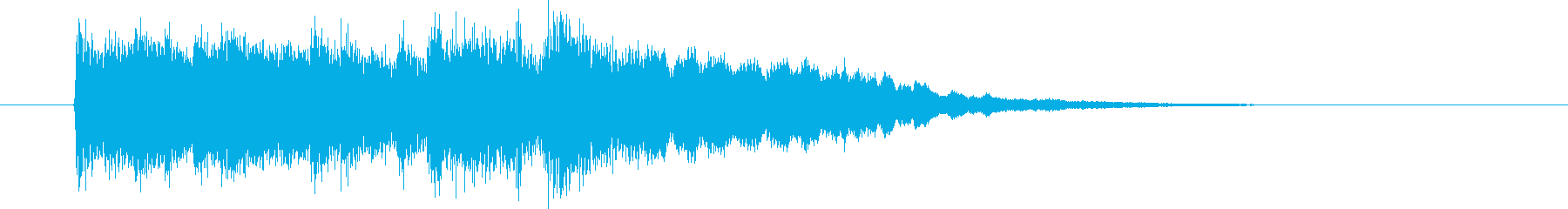 ゆったりと落ちついたリラクゼーション音楽の再生済みの波形