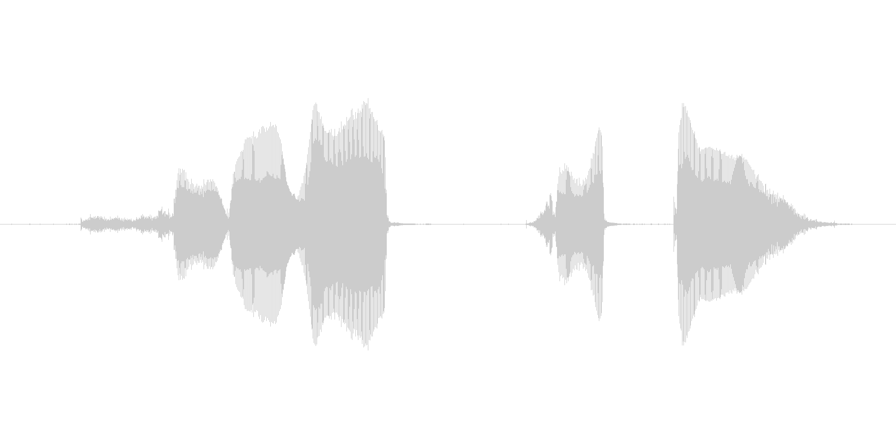 それは・・ちょっと・・・の未再生の波形