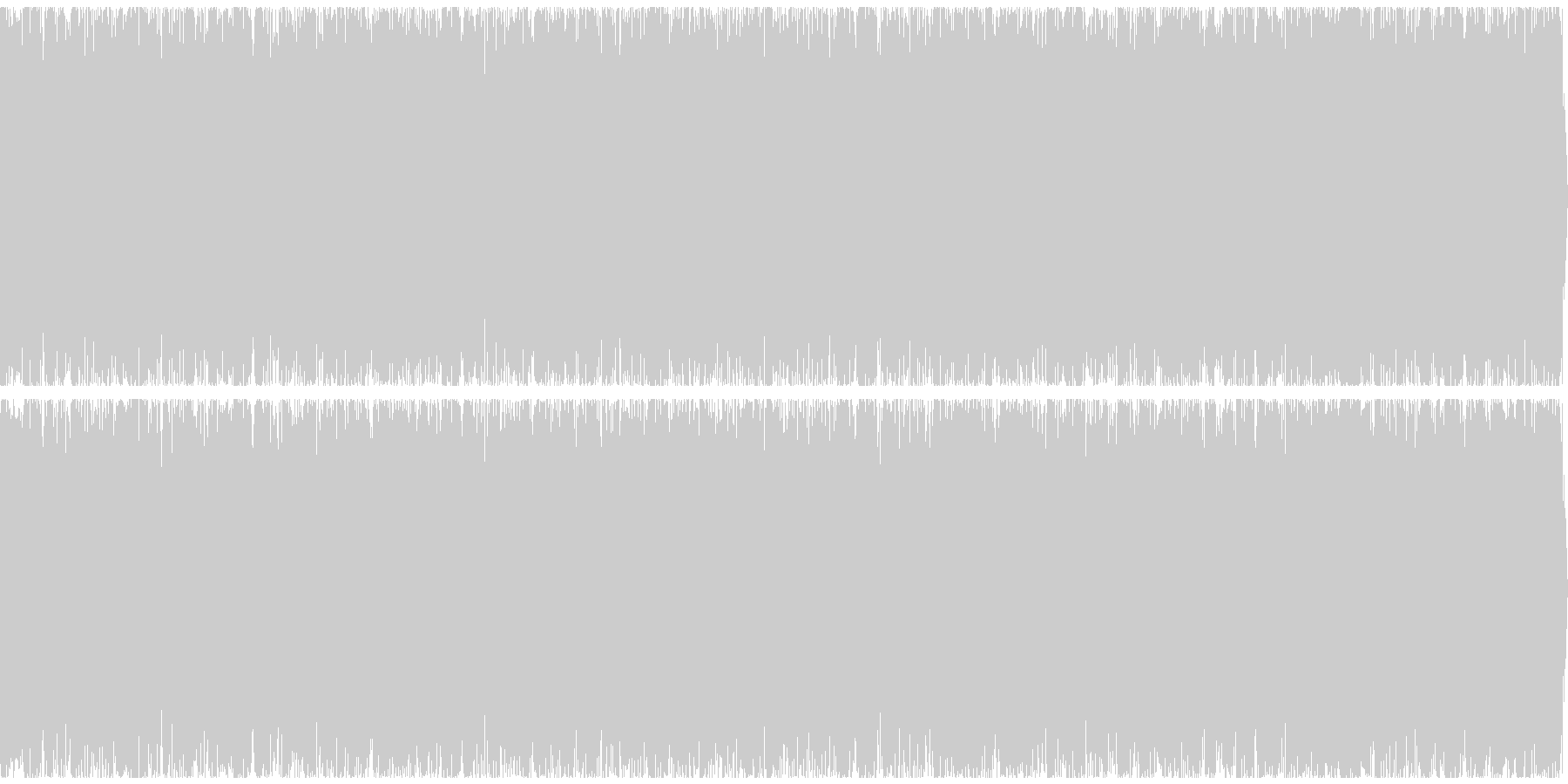 炎の音の未再生の波形