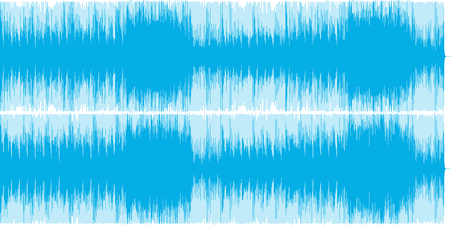 ポジティブなCM、企業VP向けBGMの再生済みの波形