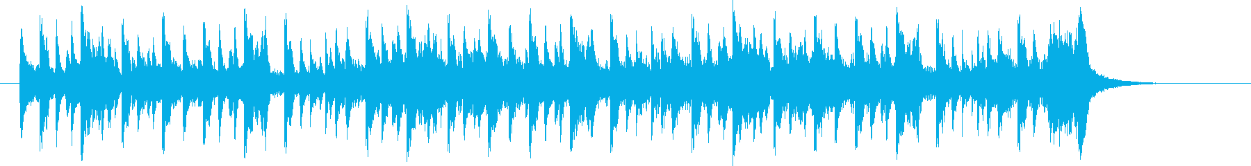 クールでロックなかっこいいジングル曲の再生済みの波形