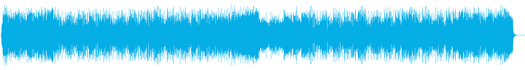 明るく自然を感じる広がり落ち着きのある曲の再生済みの波形