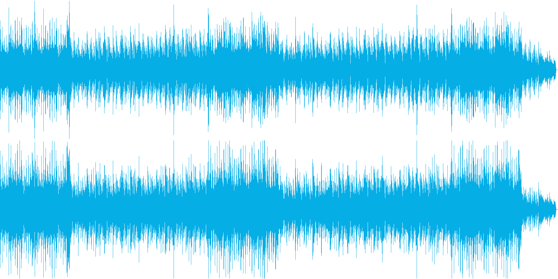 自然やのどかな映像に合う爽やかな曲の再生済みの波形