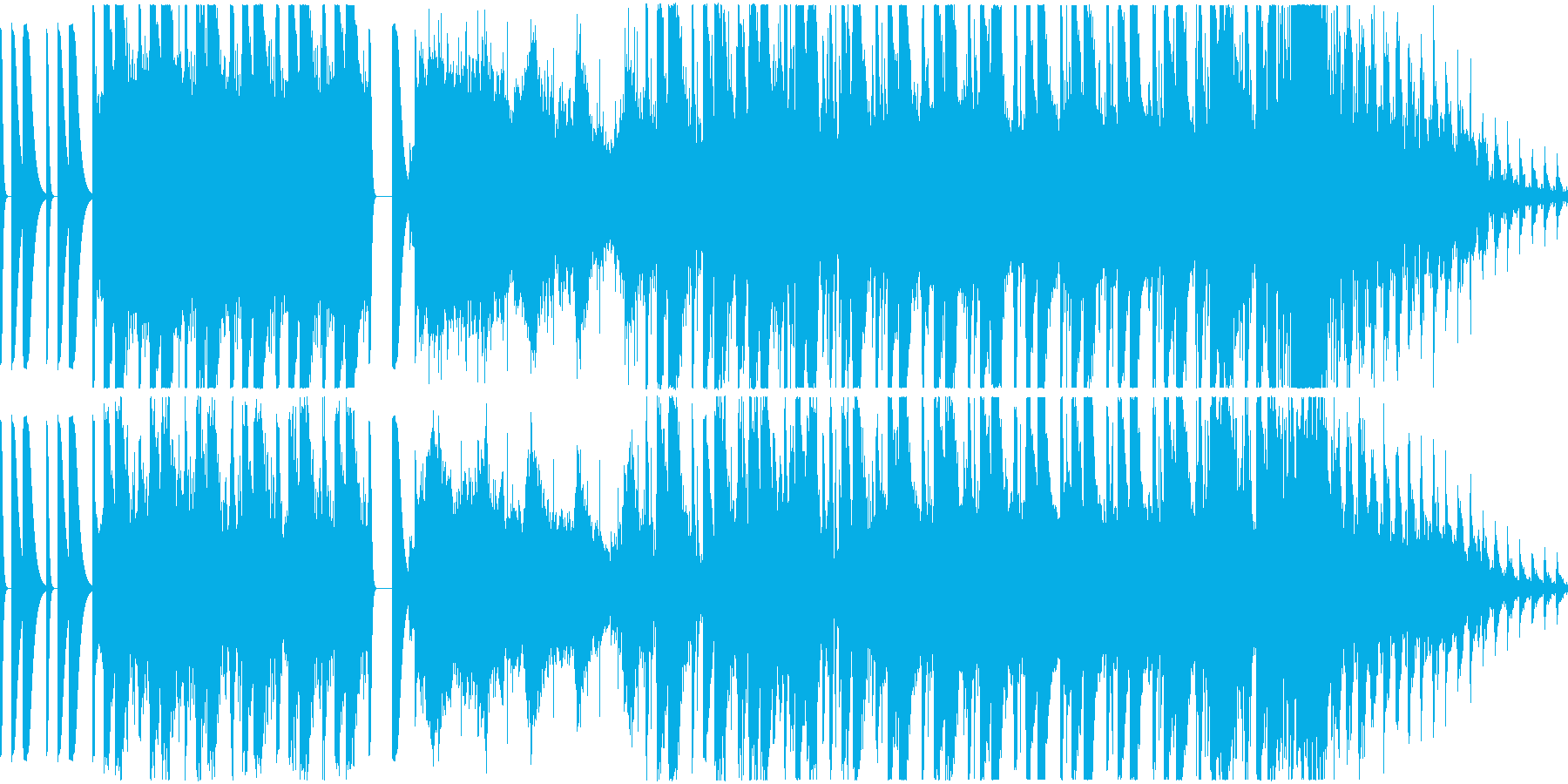 不思議な曲ですの再生済みの波形