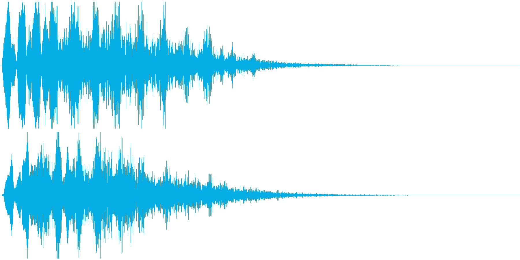 低音版ですの再生済みの波形