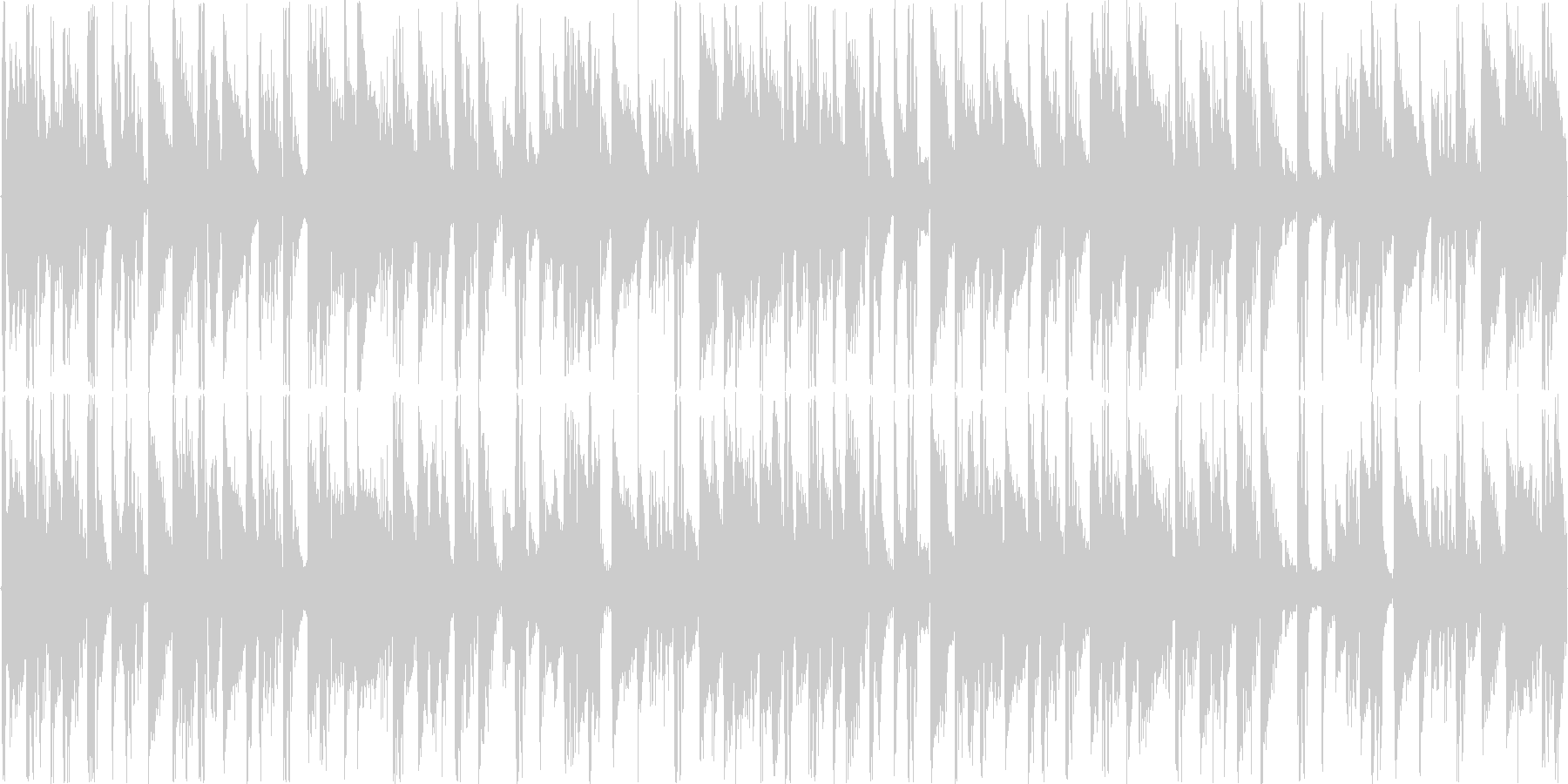 リズミックなイメージをした楽曲です。の未再生の波形