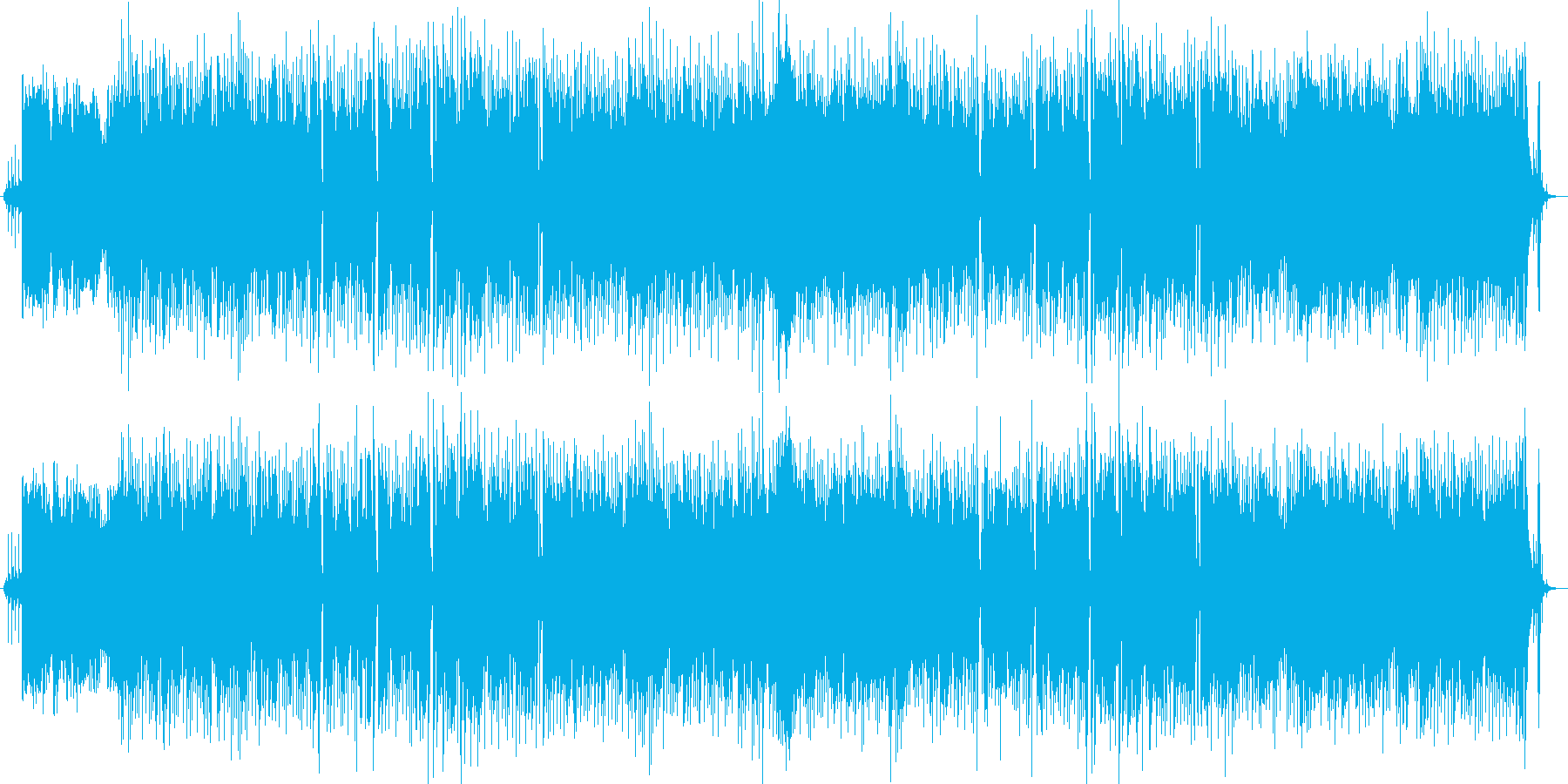 女声ボーカルのポップロックの再生済みの波形