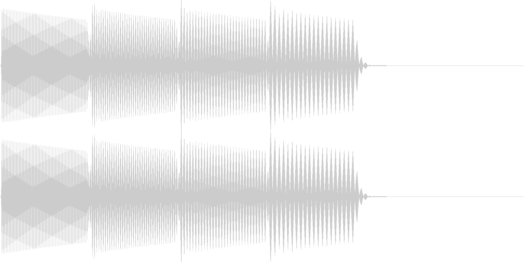 ピロロロ↓低音(攻撃ミス、やり直し)の未再生の波形