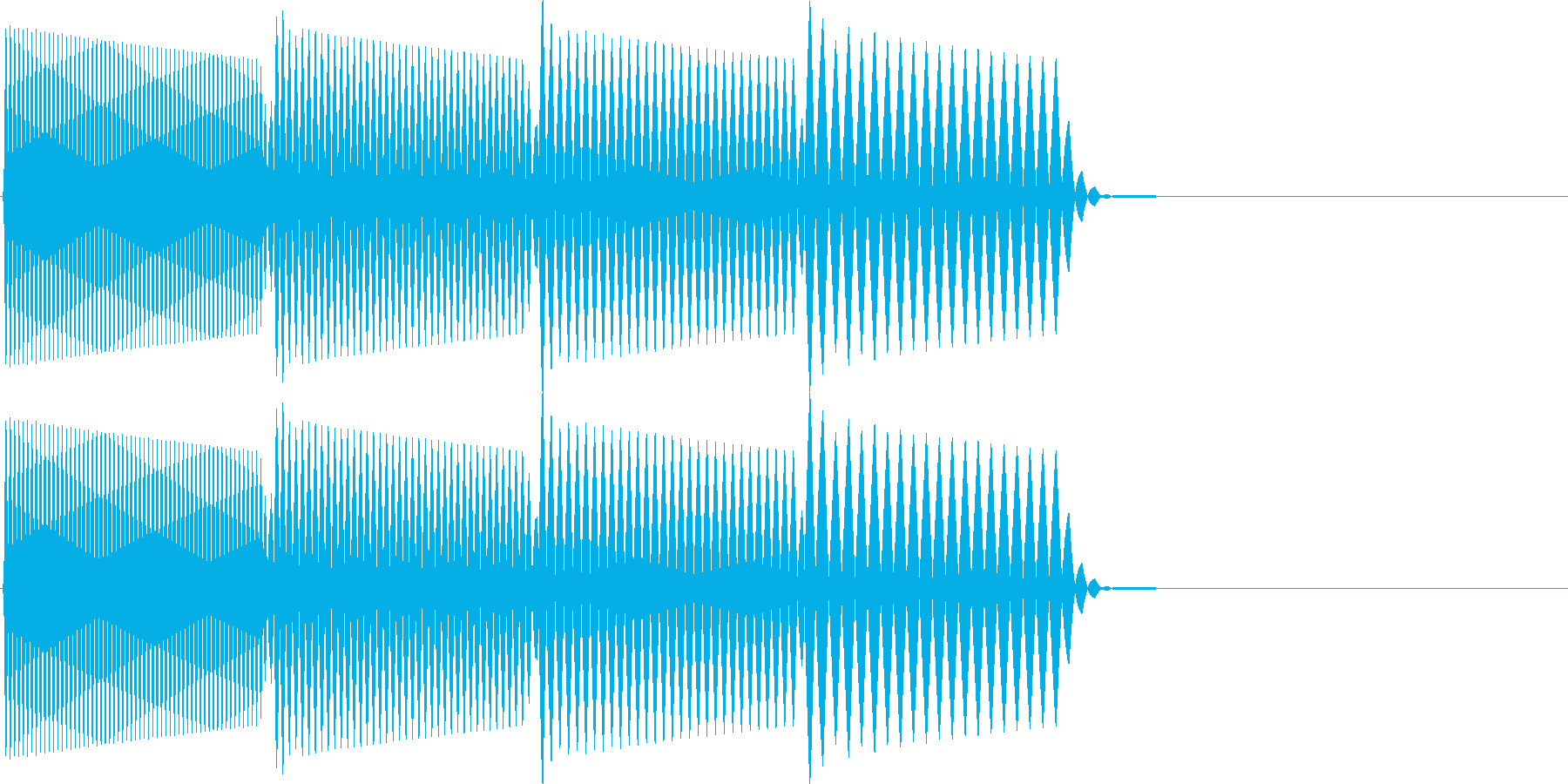ピロロロ↓低音(攻撃ミス、やり直し)の再生済みの波形
