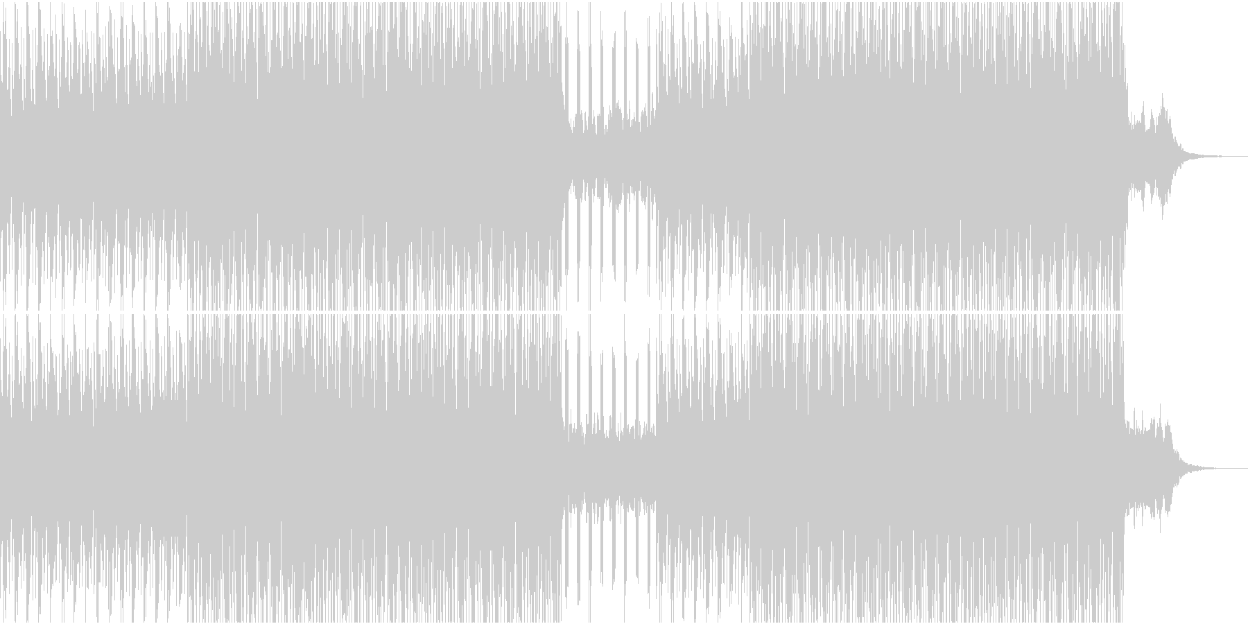 VPなどの映像用BGMに(WAV)の未再生の波形