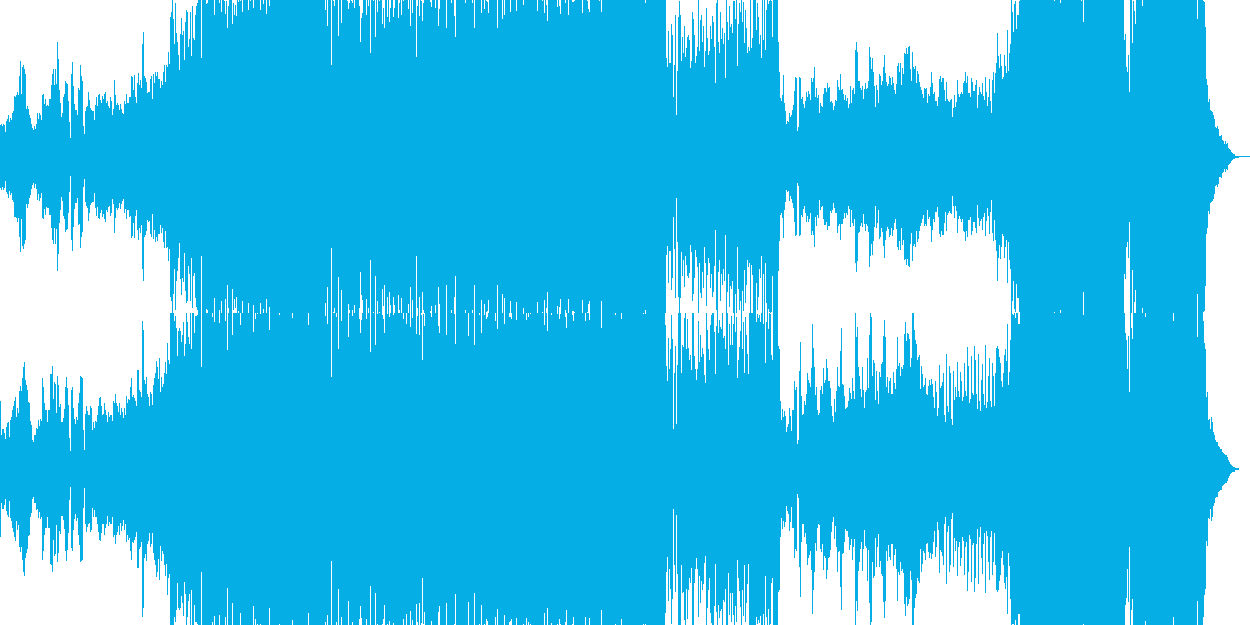 尺八の旋律が印象的な壮大なファンタジー曲の再生済みの波形