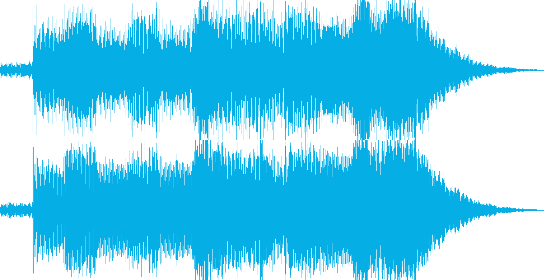 二曲目です。の再生済みの波形