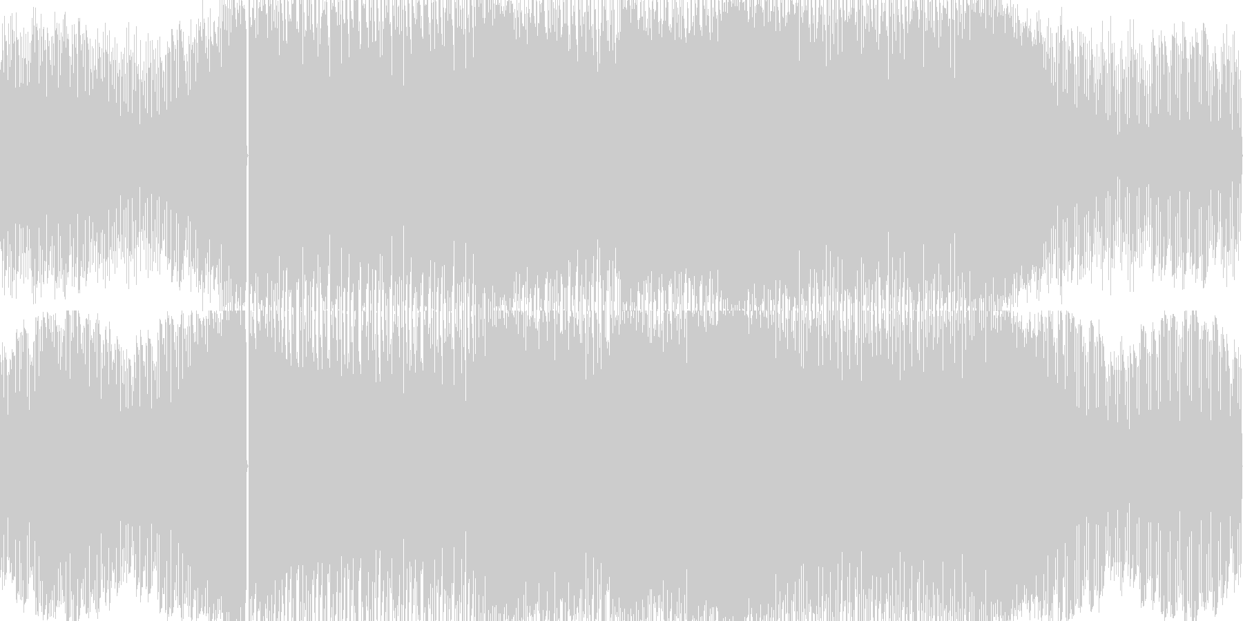 怪しい雰囲気の疾走感あるテクノ。無限ル…の未再生の波形