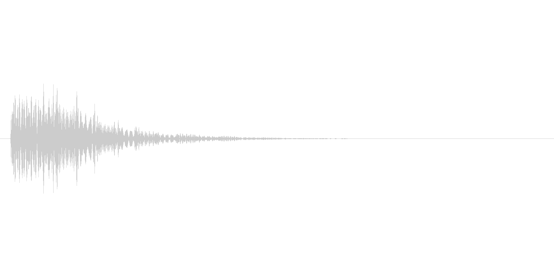 アイテムを入手した時のキラキラ音_その2の未再生の波形