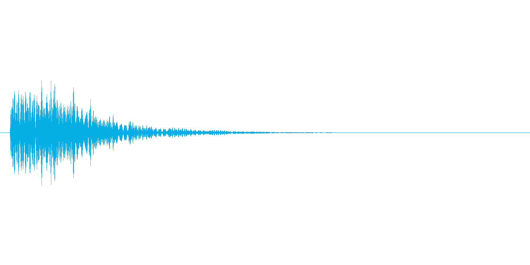 アイテムを入手した時のキラキラ音_その2の再生済みの波形