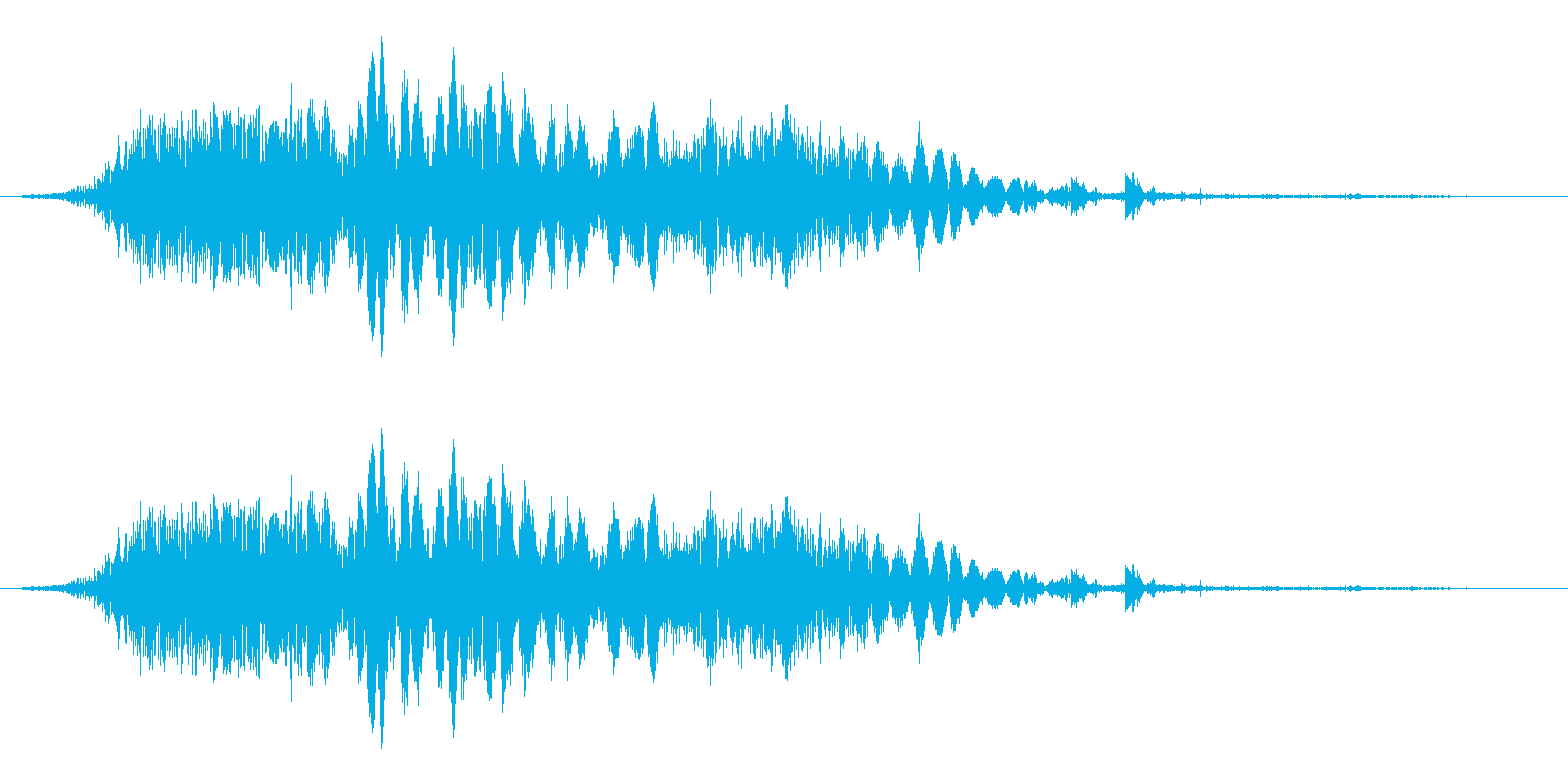 斬撃音!(刀や剣で斬る/刺す効果音)14の再生済みの波形