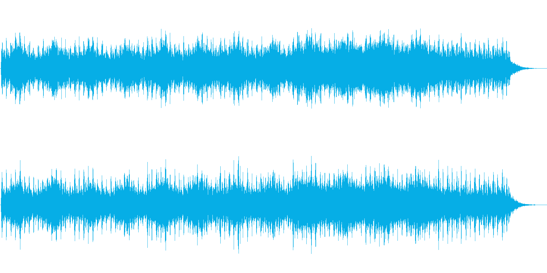 映画音楽のような不穏なストリングス曲の再生済みの波形