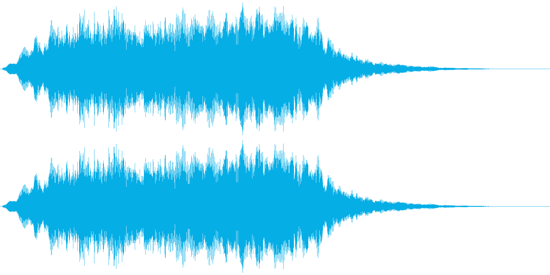 フィーイ~ンの再生済みの波形