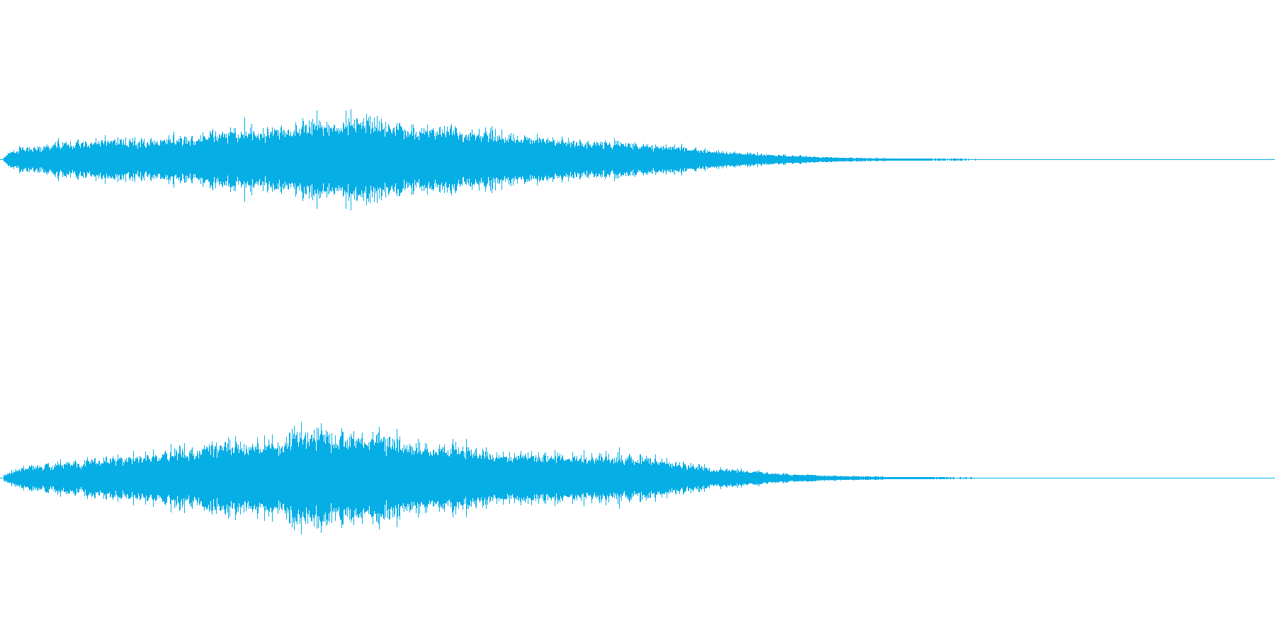 神秘的な音ですの再生済みの波形