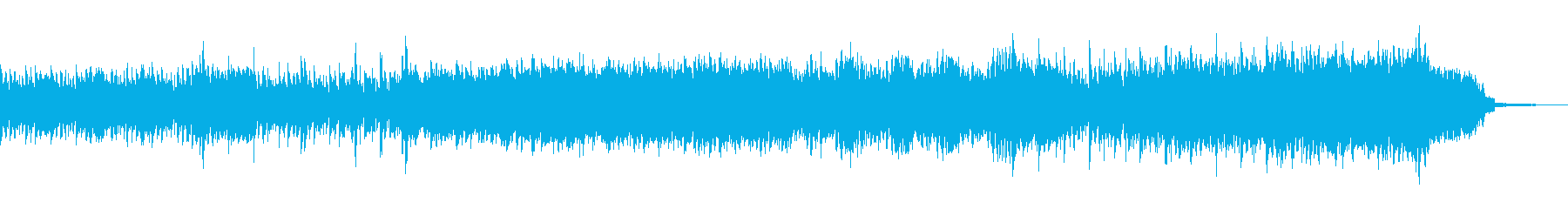 Folk style, mysterious BGM with voice phrase's reproduced waveform