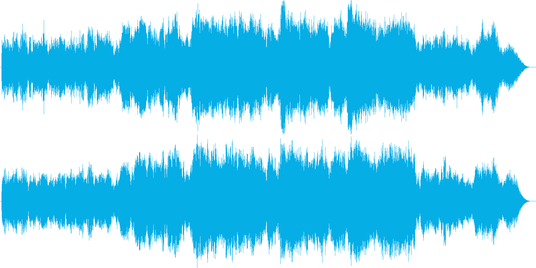 どこか懐かしい気持ちにさせる一曲です。の再生済みの波形