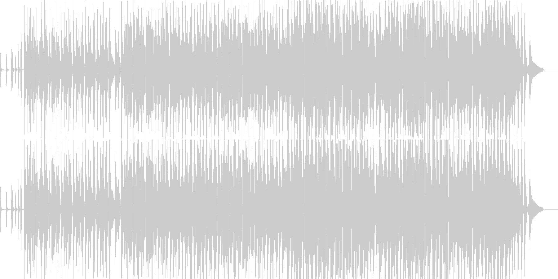 【宣伝CM用】ほのぼの明るくて楽しい曲の未再生の波形