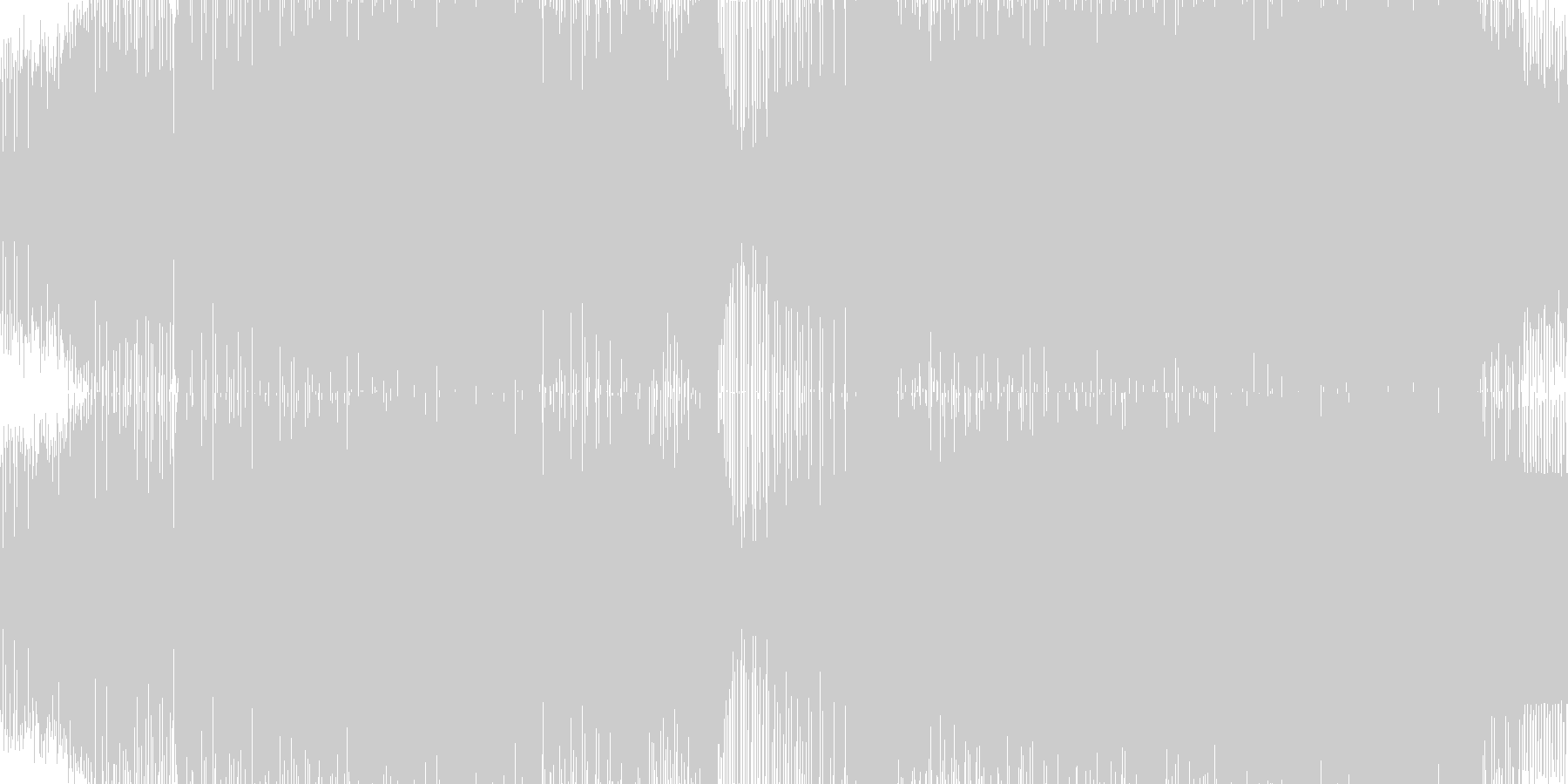 ダンスフロアを盛り上げる強力な1曲の未再生の波形