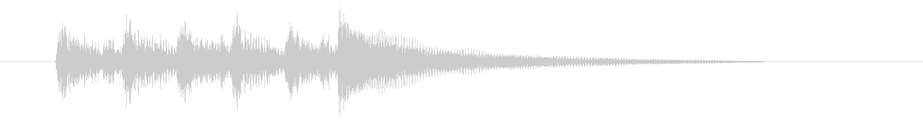 印象深いシーンの場面転換に最適なアコギ曲の未再生の波形