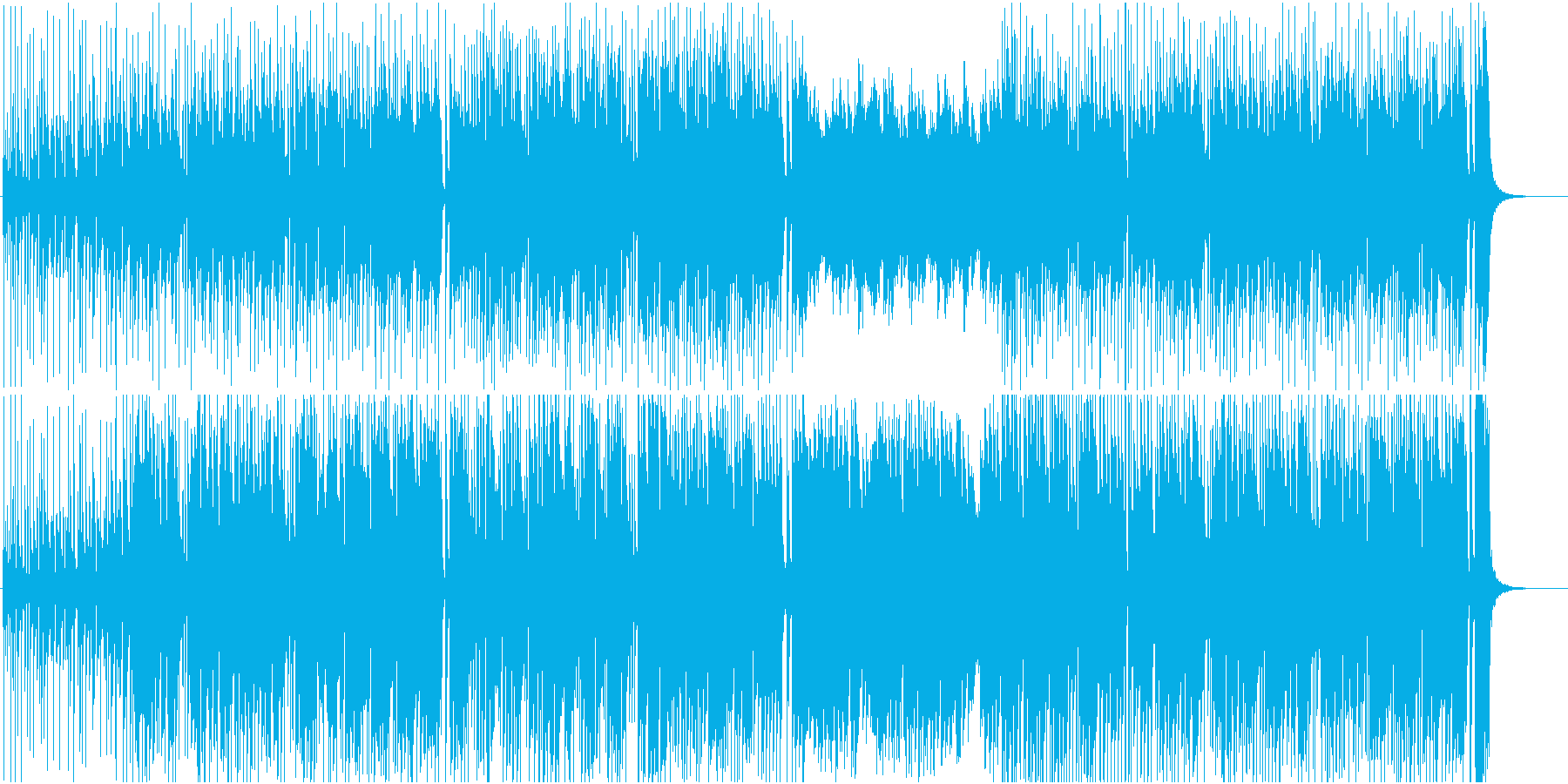 プログレ・ゲーム音楽風の再生済みの波形