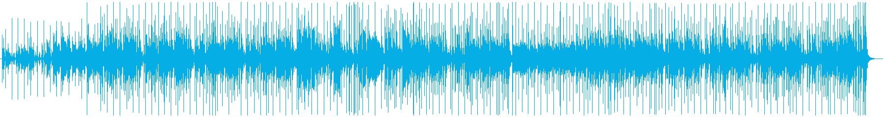 Refreshing funky rock, guitar melody, summery's reproduced waveform
