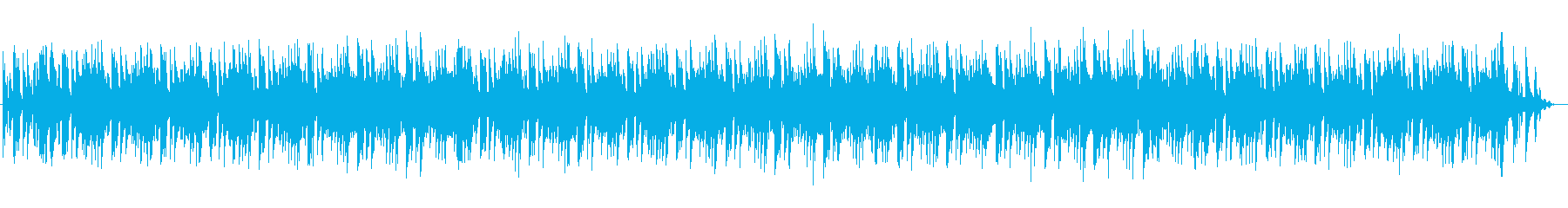 三味線や鈴の音がアクセントの和風サウンドの再生済みの波形