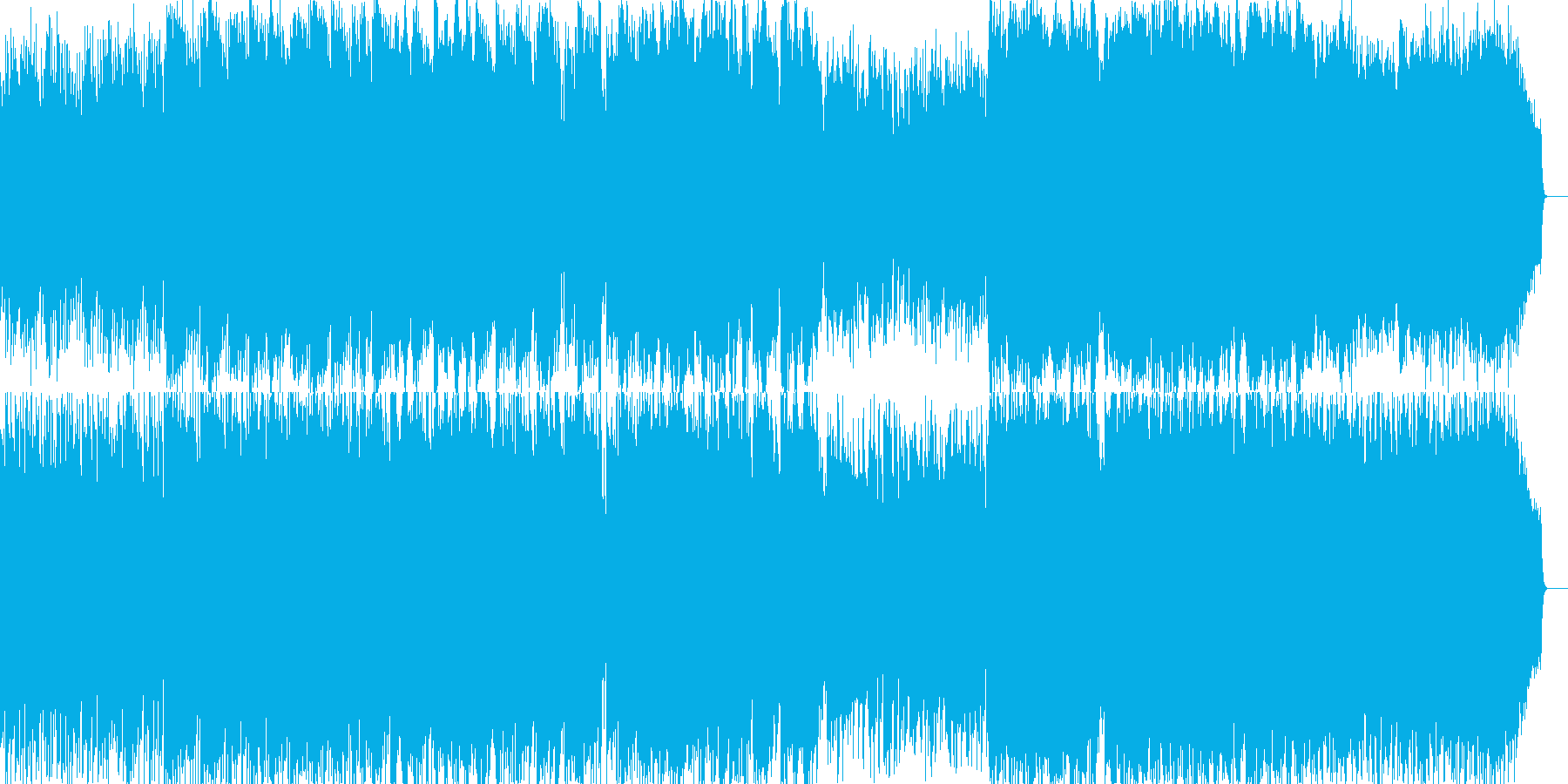 カッチーニのアベマリアを打ち込み編曲の再生済みの波形