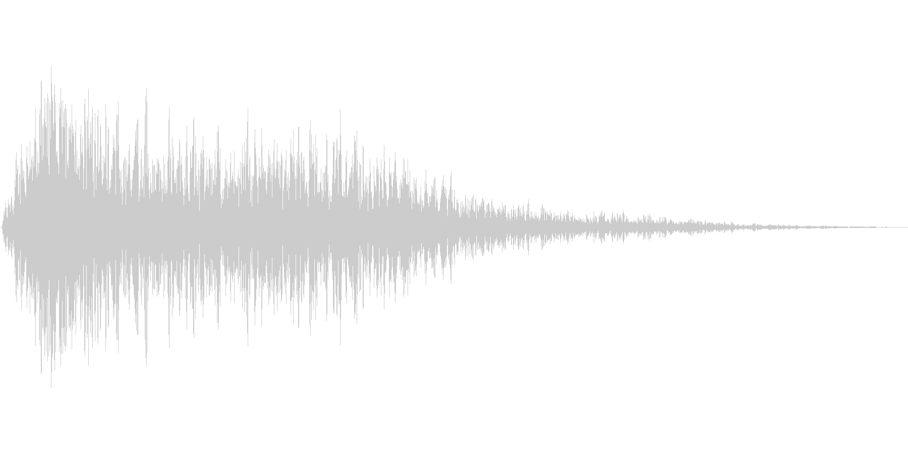炎の音01の未再生の波形